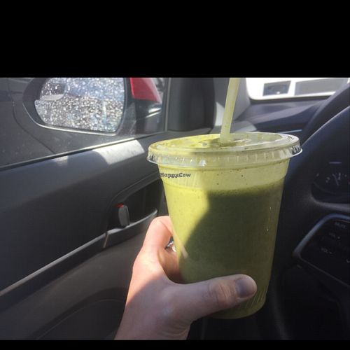 mint chip smoothie at The Herd Juicery in Long Branch