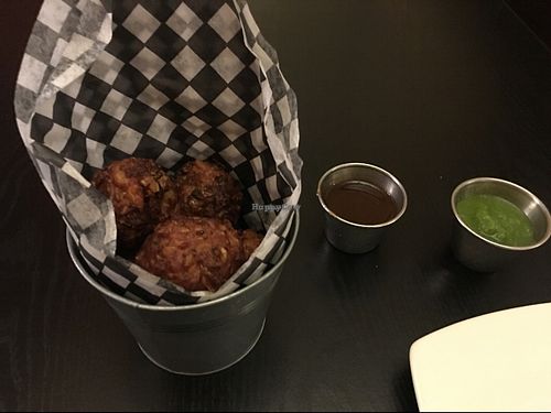 vegetable pakoras at Moksha Indian Bistro in Niagara Falls