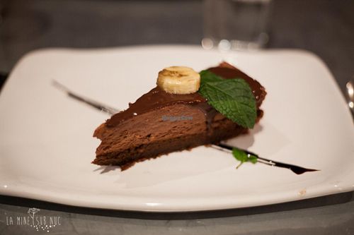 chestnut+chocolate cake at Teresa Carles Cocina Vegetariana in Barcelona