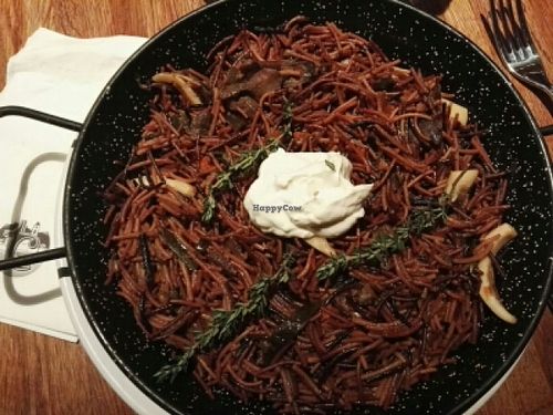 Rossejada de fideus at Teresa Carles Cocina Vegetariana in Barcelona