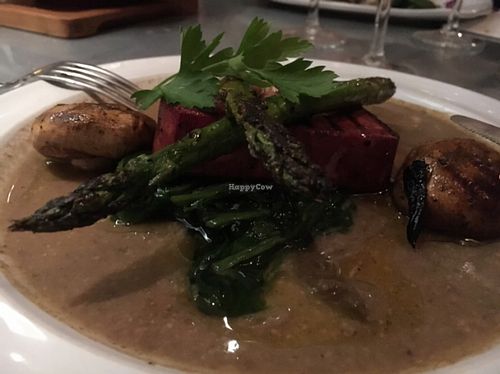 Salmon Tofu at Teresa Carles Cocina Vegetariana in Barcelona