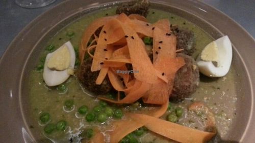 Chick peas - balls at Teresa Carles Cocina Vegetariana in Barcelona