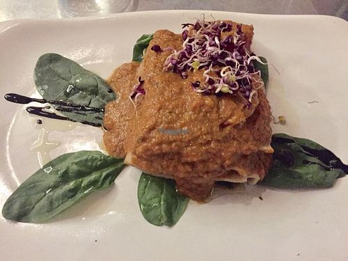 The lasagne at Teresa Carles Cocina Vegetariana in Barcelona