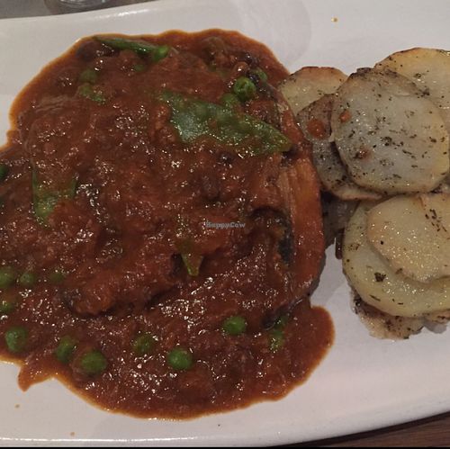 main course at Teresa Carles Cocina Vegetariana in Barcelona