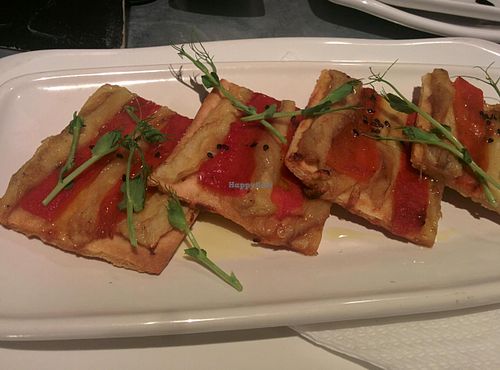 'Coca' at Teresa Carles Cocina Vegetariana in Barcelona