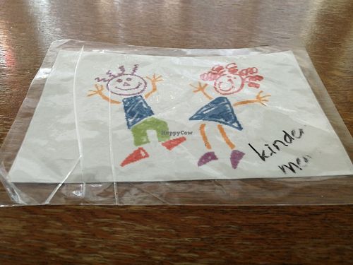 kid's menu at BitterSweetz in The Hague