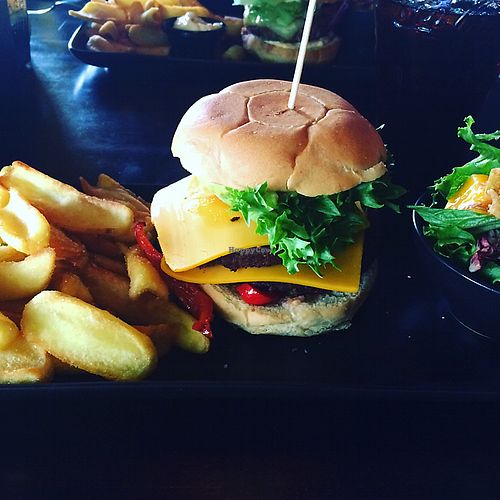 Vegan burger at Chico's - Töölö in Helsinki