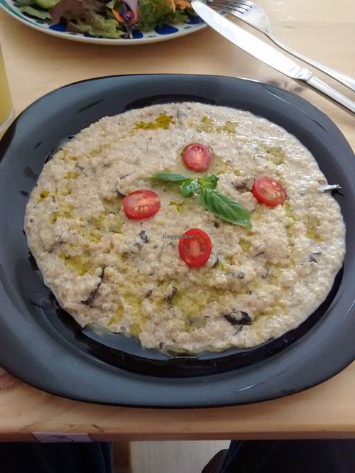 Quinotto de hongos at La Chakra in Lima