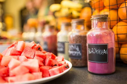 Smoothie bar and health store 'Vaisine'. at Vaisine in Vilnius