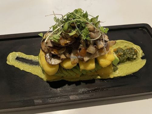 potato, avocado, mushrooms   at El Jardín de Jazmín in Lima