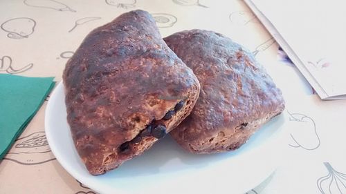 Pains au chocolat at Universo Vegano in Florence