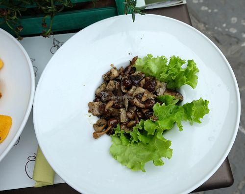 Mushrooms  at Universo Vegano in Florence