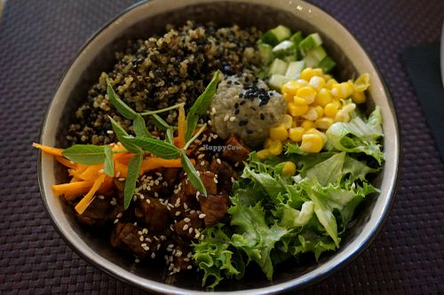 Buddha Bowl at Bhajan Cafe in Riga