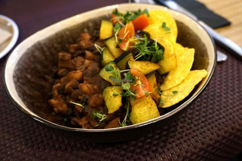 Chili sin carne at Bhajan Cafe in Riga