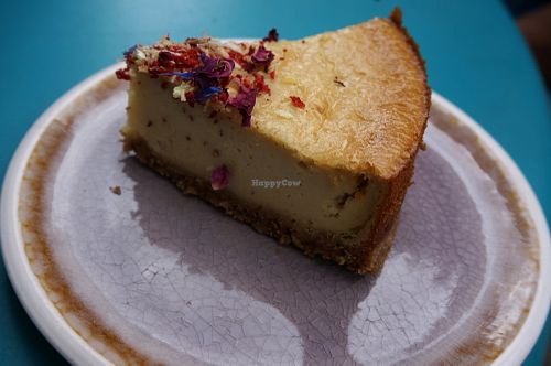 Cheesecake at Bhajan Cafe in Riga