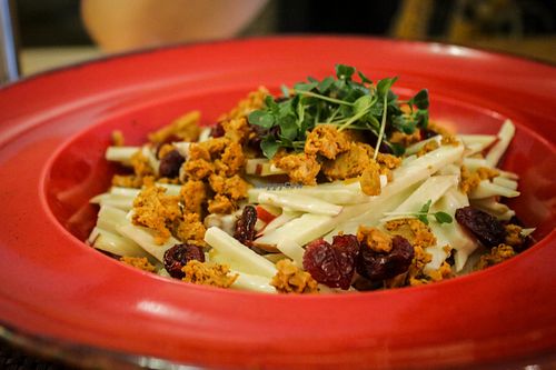 waldorf salad at Bhajan Cafe in Riga