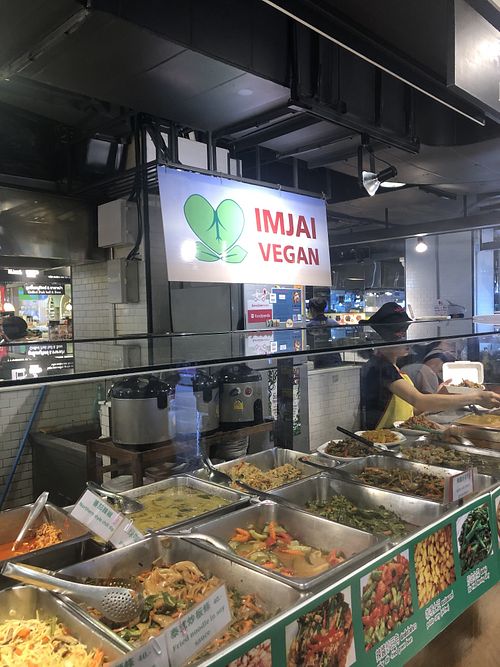 Variety of vegan food at Im Jai - Veg Food Stall in Chiang Mai