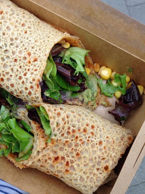 vegan and gluten free S.Gonzales wrap at VIDA in Konstanz