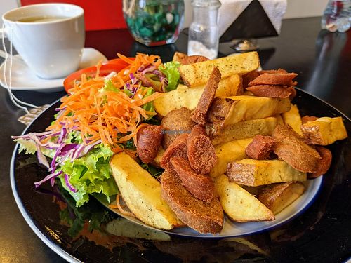 Salchimixta at OKEY Al Natural in Lima