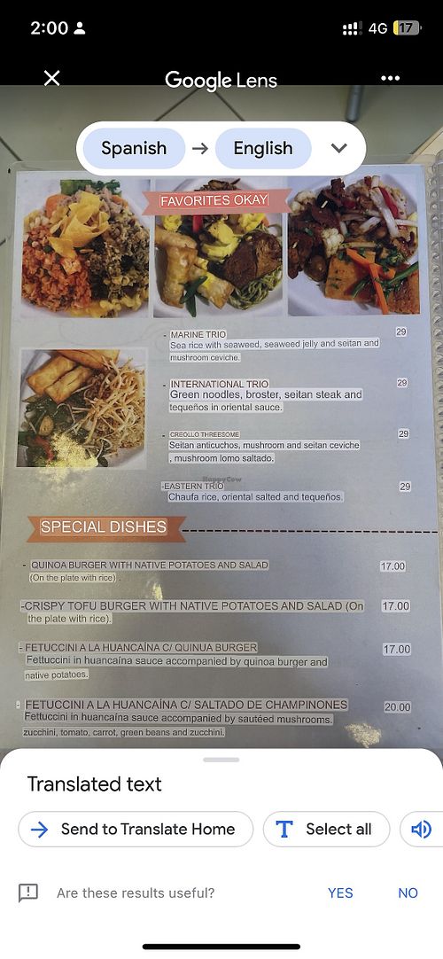   at OKEY Al Natural in Lima