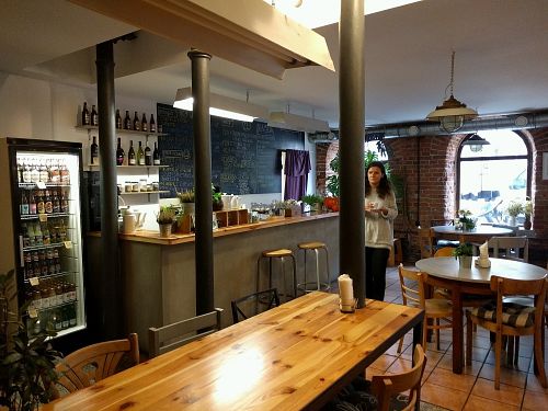 counter at Korzenie at Korzenie  in Lodz