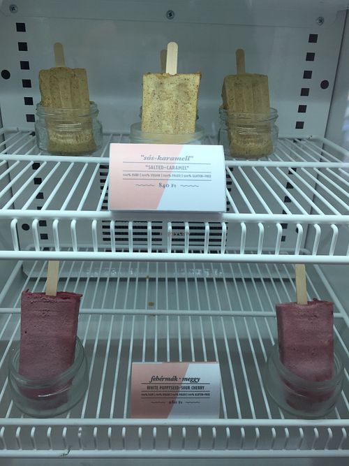 Ice lollies  at Naspolya Nassolda in Budapest