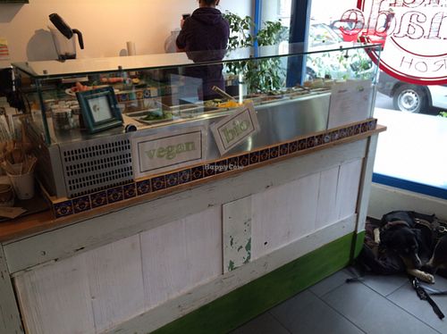 counter at Glucks kost in Munich