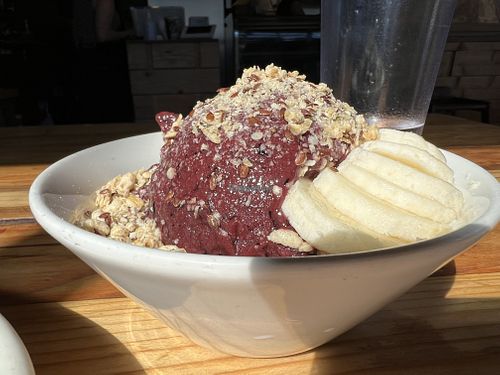 Small açaí bowl   at Judahlicious in San Francisco