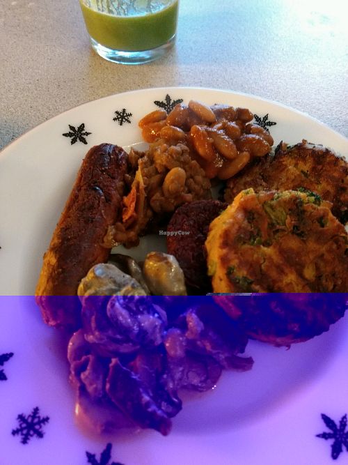 fry up. at Pulp Fiction Future Food and Juice Cafe in Whitley Bay