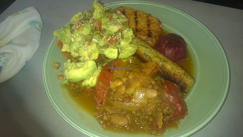 Hunters breakfast at Pulp Fiction Future Food and Juice Cafe in Whitley Bay