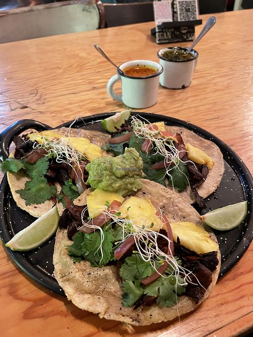 Tacos al Pastorr  at U.to.pi.a in Mexico City