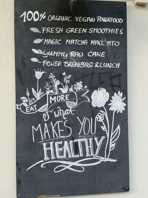 signage at Vegan Tiger in Berlin