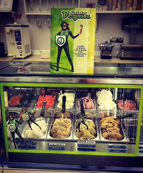 vegan at Golden Ice Gelateria in Pompei