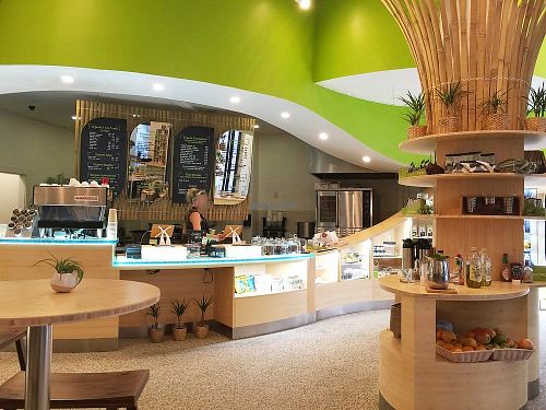 Inside the Café at Newtree Cafe - California St in San Francisco