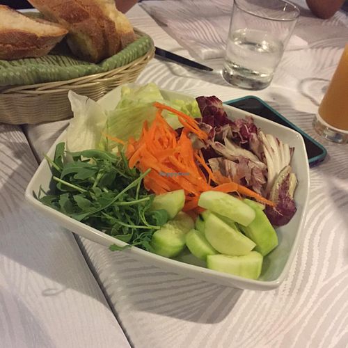 insalade at La Zagara in Taormina