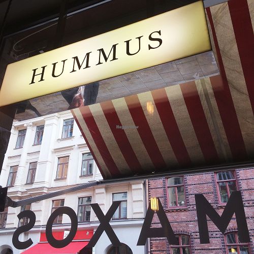 HUMMUS!  at Maxos in Stockholm