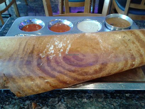 potato and veggie dosa at Bhimas Veg in Artesia