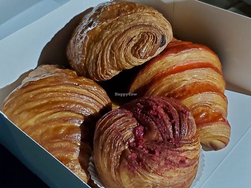 Vegan croissants at Plant Food + Wine in Los Angeles