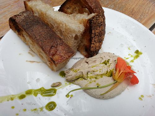 Sourdough spelt bread at Plant Food + Wine in Los Angeles