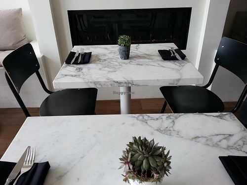 seating at Plant Food + Wine in Los Angeles