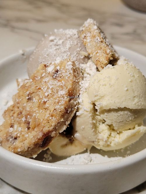 Banana cream pie at Plant Food + Wine in Los Angeles