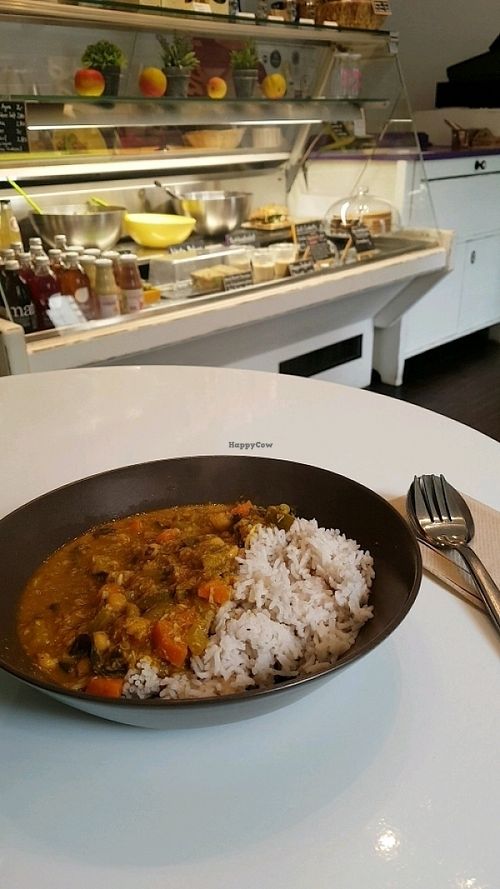 Veggie Curry at nimmersatt in Vienna