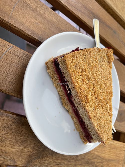 Cherry pie  at Country Life Restaurant in Prague