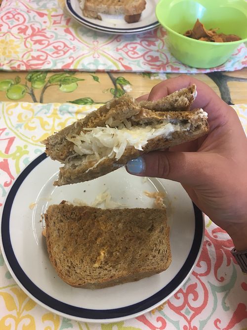 Robin’s Reuben (vegan style) at Seasons' Eatings in Napoleon