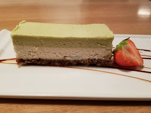 Lemon Vegan Cheesecake at simpleRAW in Copenhagen
