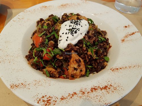 Black rice at Fang i Aram in Menorca
