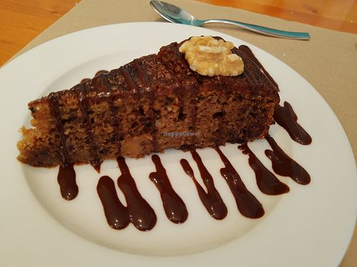 Pumpkin cake 🍰 at Fang i Aram in Menorca