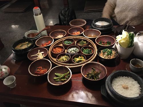 Mains  at SanChon Korean Temple Cooking - 산촌 사찰음식전문점 in Seoul