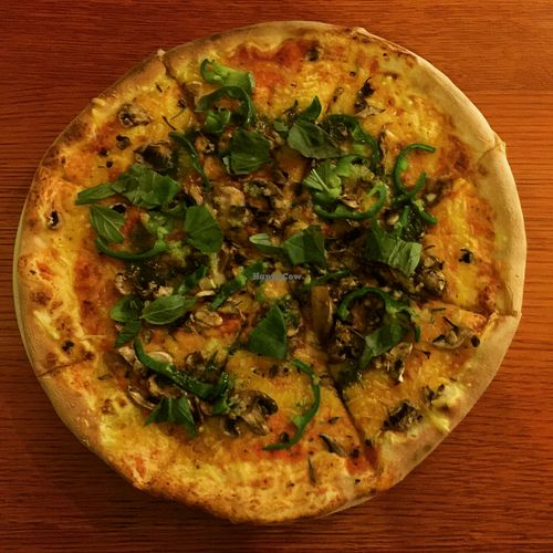 pizza at Pizzeria Manna in Prague