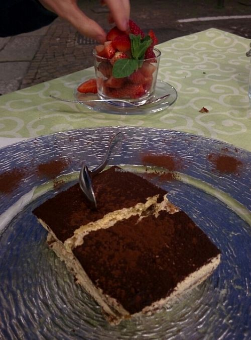 tiramisu at Coox in Turin